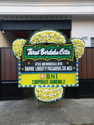 Papan Bunga Duka di Payakumbuh Barat