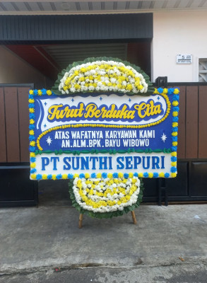 Papan Bunga Duka di Payakumbuh Barat