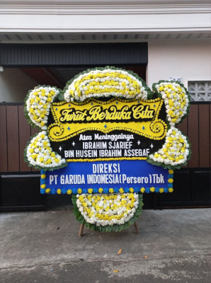 Papan Bunga Duka di Payakumbuh Barat
